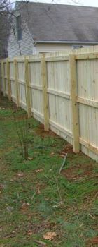 Spartanburg wood privacy fence